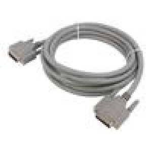 Kabel D-Sub 26pin vidlice,z obou stran 4,5m šedá tienený