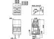 Svorkovnice do plošného spoje úhlové 90° 5mm póly:3 2,5mm2