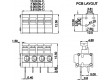 Svorkovnice do plošného spoje úhlové 90° 5mm póly:4 1,5mm2