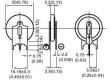 Baterie lithiové CR2032 3V Vývody do plošného spoje průměr 20x3,2mm