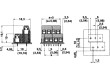 Svorkovnice do plošného spoje úhlové 90° 5,08mm póly:10 400V
