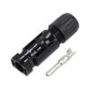 Konektor: solární vidlice přímý 4÷6mm2 krimpovací MC4 7÷8,8mm