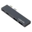 Thunderbolt 3,USB 3.0,USB 3.2 40Gbps Mat.těl: ABS USB C