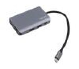 Thunderbolt 3,USB 3.0 5Gbps Mat.těl: hliník USB C