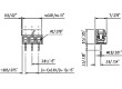 Svorkovnice do plošného spoje úhlové 90° 3,81mm póly:2 10A