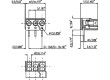 Svorkovnice do plošného spoje přímý 5mm póly:2 2,5mm2 svorka