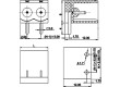 Rozpojovací svorkovnice R.kontaktů:5,08mm póly:3 úhlové 90°