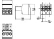 Rozpojovací svorkovnice R.kontaktů:3,5mm póly:4 přímý 300V