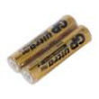 Baterie: alkalická 1,5V AAA,R3 nenabíjecí Ø10,5x44,5mm 2ks.