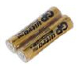 Baterie: alkalická 1,5V AAA,R3 nenabíjecí Ø10,5x44,5mm 2ks.