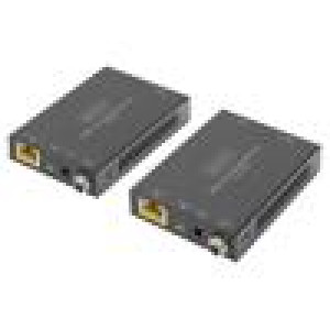 Extender HDMI HDCP 2.2,HDMI 2.0 černá Mat.těl: kov 70m
