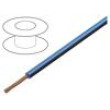 Vodič FLRY-B 1x0,75mm2 lanko Cu PVC modro-černá 60V Třída: 5