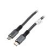 Kabel USB 4.0 USB C vidlice,z obou stran zlacený 3m Žíla: Cu