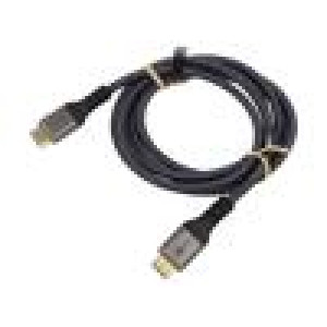 Kabel HDMI 2.1 HDMI vidlice,z obou stran PVC Dél: 5m Žíla: Cu