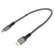 Kabel HDMI 2.0 HDMI vidlice,z obou stran PVC Dél: 0,5m