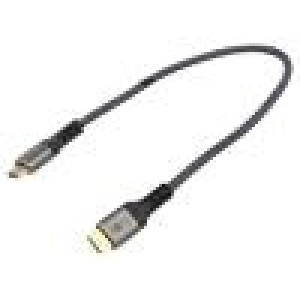 Kabel HDMI 2.0 HDMI vidlice,z obou stran PVC Dél: 0,5m