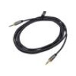 Kabel Jack 3,5mm 3pin vidlice,z obou stran 0,5m černo-šedá