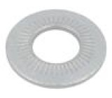 Podložka s vnitřním zoubkováním M12 D=27mm h=3,1mm BN 84530