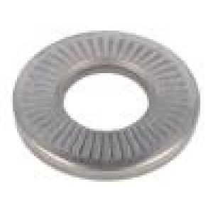 Podložka s vnitřním zoubkováním M6 D=14mm h=2,1mm BN 85460