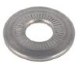 Podložka s vnitřním zoubkováním M8 D=22mm h=2,7mm BN 21207