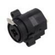 Konektor: Jack 6,3mm + XLR zásuvka zásuvka přímý pájení 3A