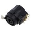 Konektor: Jack 6,3mm + XLR zásuvka zásuvka úhlové 90° THT 3A