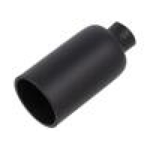 Heat shrink cap glued 3: 1 38.1mm black polyolefine