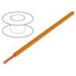 Vodič lanko Cu 0,14mm2 PVC oranžová 60V 100m 1x0,14mm2