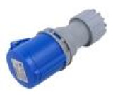 Konektor: napájecí AC zástrčka zásuvka 16A IEC 60309 IP44