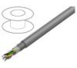 Vodič LiYCY-TP 2x2x24AWG PVC šedá 300V CPR: bez klasifikace