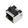 Zásuvka RJ45 PIN: 8 stíněný,s diodou LED Obvod: 8p8c THT