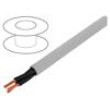 Vodič OZ-602 3x1mm2 nestíněný 600V Cu lanko šedá