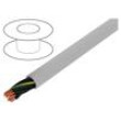 Vodič JZ-603 3G0,5mm2 nestíněný 300V,500V Cu lanko šedá