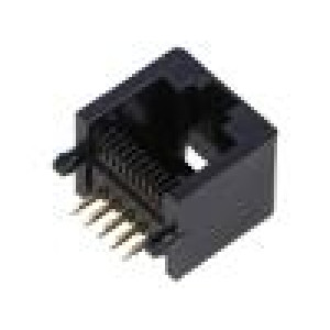 Zásuvka RJ50 PIN: 10 Obvod: 10p10c THT úhlový