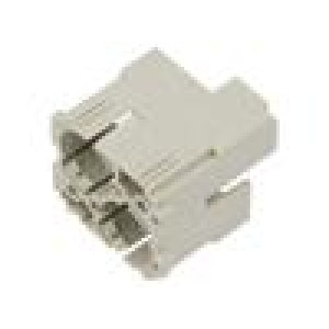 Konektor: HDC kontaktní vložka vidlice 50V UL94V-0 Moduly: 2