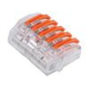 Rychlosvorka pružinová svorka 0,5÷4mm2 450V 32A na kabel