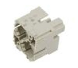 Konektor: HDC kontaktní vložka zásuvka 50V UL94V-0 Moduly: 2