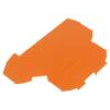 Krajní/oddělovací destička oranžová 2002