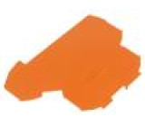 Krajní/oddělovací destička oranžová 2002