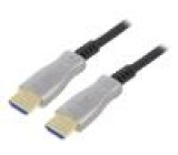 Kabel HDCP 2.2,HDMI 2.1 HDMI vidlice,z obou stran PVC černá