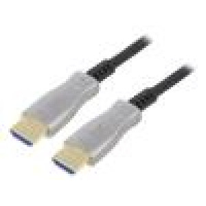 Kabel HDCP 2.2,HDMI 2.1 HDMI vidlice,z obou stran PVC černá