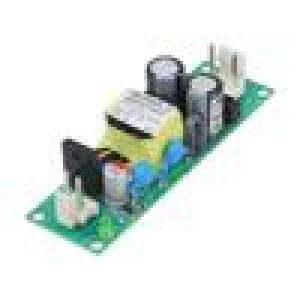 RACM15E-15SK/OF Měnič: AC/DC 15W 80÷275VAC Uvýst: 15VDC Ivýst: 1A 85% na panel