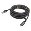 Kabel USB 3.1 RJ45 vidlice,USB C vidlice 7,5m 1Gbps textilní