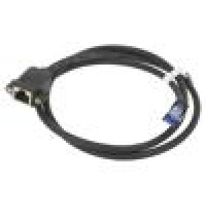 Prodlužka RJ45 S/FTP 6a CCA LSZH,PVC černá 1m Povrch: zlacený