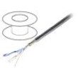 Vodič RS232,RS485 lanko Cu PVC chromová 30m CPR: Eca 30V 120Ω