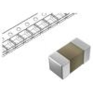 Kondenzátor keramický MLCC 10pF 100V C0G (NP0) ±5% SMD 1206