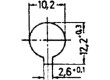 Potenciometr axiální, jednootáčkový 10Ω 4W ±20% 6mm drátový
