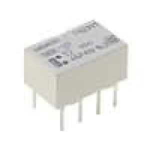 G6K-2P-12DC Relé elektromagnetické DPDT Ucívky:12VDC 0,3A/125VAC 100mW