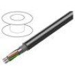 Vodič 8x22AWG RS232 lanko Cu PVC chromová 30m CPR: Eca 300V