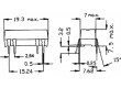 Relé jazýčkové SPST-NC Ucívky:5VDC 1A max200VDC max200VAC